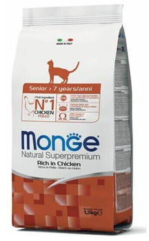 Monge Superpremium Cat Senior Monoprotein Chicken 1,5 Kg.