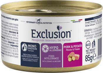 Exclusion Cat Diet Hypoallergenic Wet Pork & Potatoes (85g)