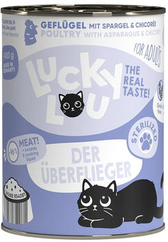 Lucky Lou Adult Sterilized Geflügel mit Spargel & Chicorée Katzen-Nassfutter 400g