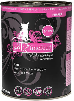 catz finefood Adult PURRRR No. 119 Rind Katzen-Nassfutter 400g