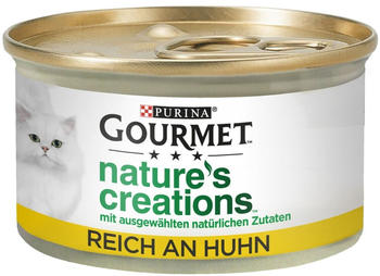 Gourmet Nature's Creations Katze Nassfutter Huhn 12x85g