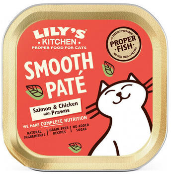 Lily's Kitchen Adult Smooth Pate Lachs & Huhn Katzen-Nassfutter 85g