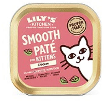 Lily's Kitchen Kitten Smooth Pate Huhn Katzen-Nassfutter 85g
