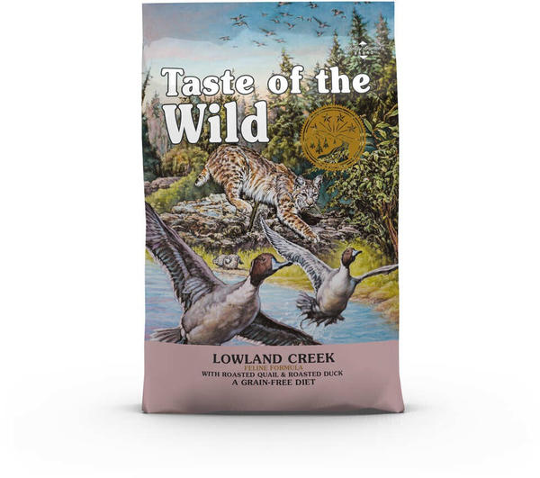 Taste of the Wild Lowland Creek Grain Free Feline with Roasted Quail & Roasted Duck 6,6kg