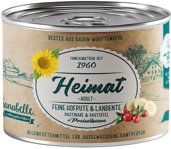 Sanabelle Adult Heimat feine Hofpute & Landente mit Pastinake & Kartoffel Katzen-Nassfutter 200g