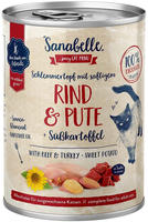 Sanabelle mit Rind & Pute | 6 x 380g Katzenfutter nass