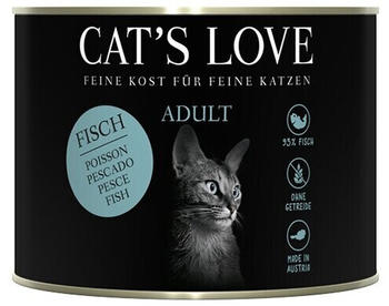 Cat's Love Adult Fisch Pur mit Distelöl & Petersilie Nassfutter 200g