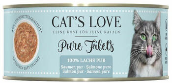 Cat's Love Pure Filets Lachs Nassfutter 100g