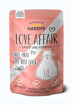 HARDYS Love Affair Katze Lachs und Forelle Nassfutter 100g
