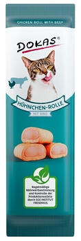 Dokas Adult Hühnchen-Rolle Katzensnack mit Rind 10g