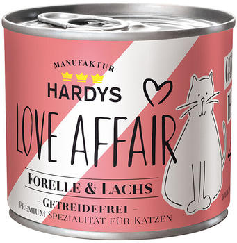 HARDYS Love Affair Katze Lachs und Forelle Nassfutter 185g