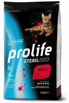 Prolife Sterilised Adult Cat Beef and Rice (7g)
