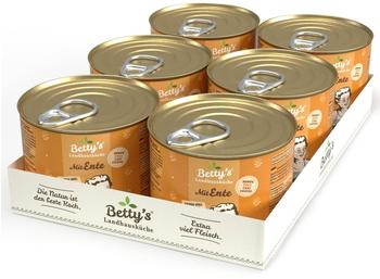 Betty's Landhausküche Katzen-Nassfutter mit Ente & Taurin 200g