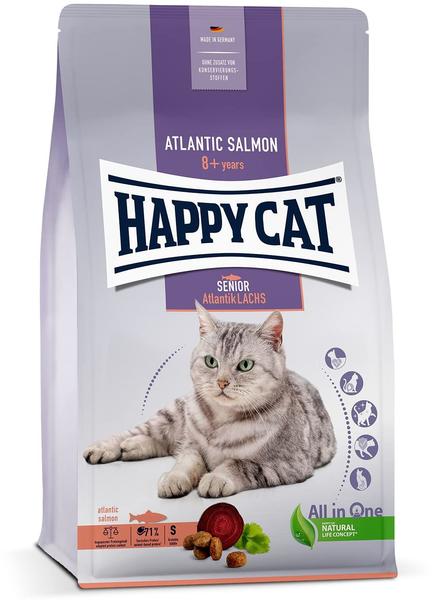 Happy Cat Senior Trockenfutter Atlantik Lachs 1,3kg