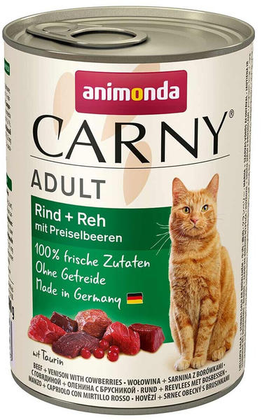 Animonda Carny Adult Rind + Reh mit Preiselbeeren 400g