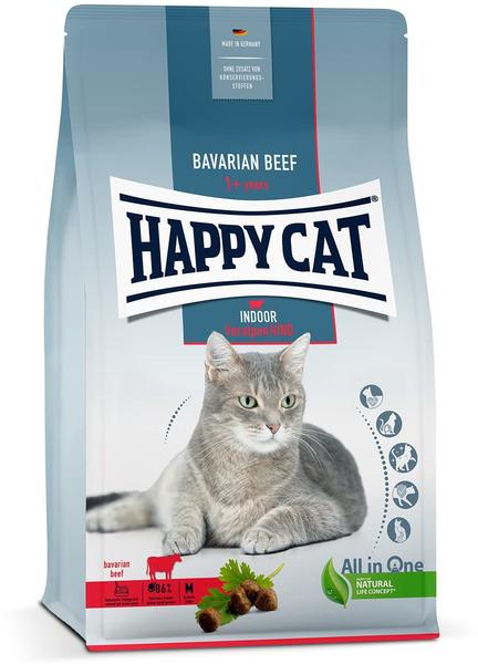 Happy Cat Indoor Adult Trockenfutter Voralpen Rind 4kg