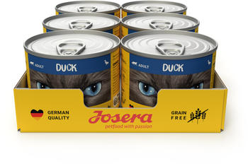 Josera Adult Katze Nassfutter Ente 6x200g Josera Adult Katze Nassfutter Ente 6x200g