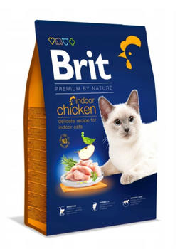 Brit Premium By Nature Indoor Cat Trockenfutter Huhn 300g