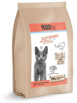 Dogs´n Tiger Flitzpiepe Kitten Trockenfutter Truthahn & Lachs Gemüse 10kg