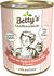 Betty's Landhausküche Katzen-Nassfutter Huhn mit Lachs & Borretschöl & Taurin