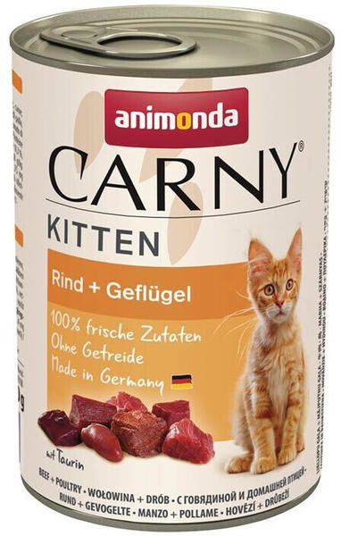 Animonda Carny Kitten Nassfutter Geflügel + Rind 400g