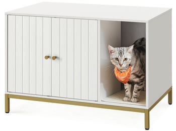 Feandrea Katzenklo-Schrank mit Kratzmatte