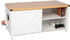 needs&wants Katzenschrank XXL 110x50x53cm weiß/braun