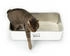 LucyBalu Katzentoilette STEELOO weiß