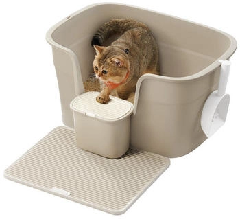 Feandrea Katzentoilette für große Katzen cappuccinobeige