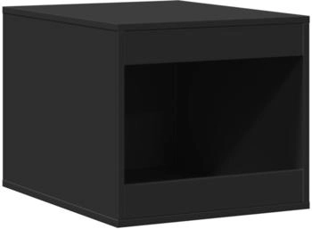 vidaXL Cat litter box enclosure engineered wood 47 x 59 x 42 cm black (857761)