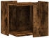 vidaXL Cat litter box enclosure engineered wood 53 x 53 x 51 cm smoked oak (857755)