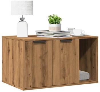 vidaXL Katzenklo Artisan-Eiche 80x50x45 cm Holzwerkstoff