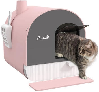 Pawhut Cat Toilet With Lid (D31-050V00Pk)