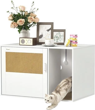 Pawhut Cat Cabinet (D31-105V00Wt)