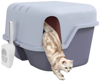 Pawhut Cat Toilet With Lid (D31-094V00Vt)