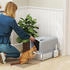 Pawhut Cat Toilet With Lid (D31-103V00Gy)