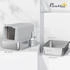 Pawhut Cat Toilet With Lid (D31-103V00Gy)