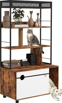 Pawhut Cat Cabinet Cat Toilet (D31-096V00Rb)