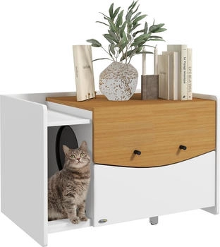 Pawhut Cat Cabinet Cat Toilet (D31-089V00Ak)
