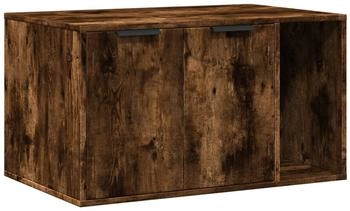 vidaXL Katzenklo Räuchereiche Holzwerkstoff (857737)
