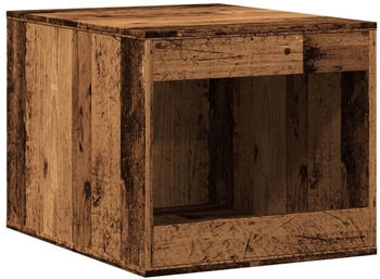 vidaXL Katzenklo Altholz-Optik 47x59x42 cm Holzwerkstoff