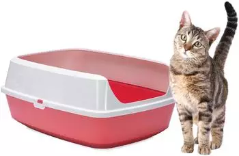 Karlie 522872 Katzentoilette Mary Loo Eco L: 50 B: 38,3 H: 21,4 cm Spicy Coral