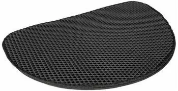 Duvo+ Katzentoiletten-Matte Swift Halbkreis schwarz