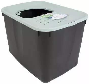 Duvo+ Katzentoilette Micia ECO Top schwarz/ice