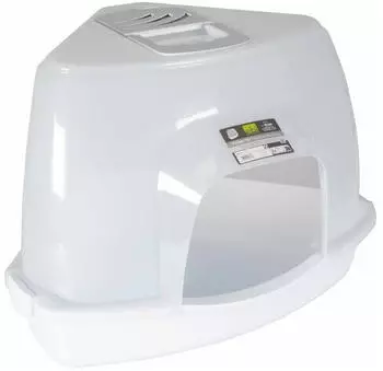 EBI Europet Bernina Katzentoilette Prism transparent/weiß Größe: M