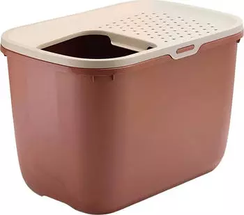 Savic Katzentoilette Hop In champagne-rose/terrakotta