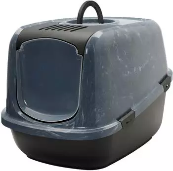 Savic katzenklo Nestor Jumbo marmor grau/schwarz