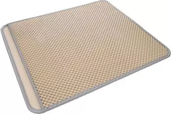 Flamingo Katzenstreu Matte Matz rechteckig beige 70 x 60 x 1,3 cm