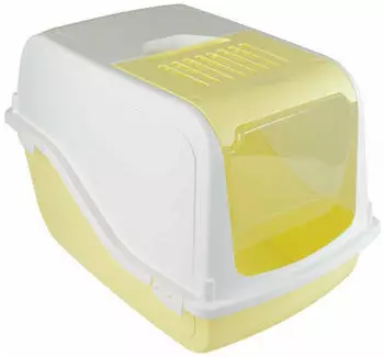 Duvo+ Katzentoilette Sybil mit Filter & Schaufel giallo
