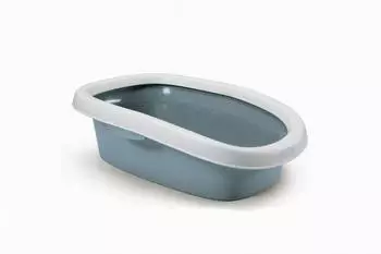 Stefanplast Katzentoilette Sprint weiß/blau 31 x 43 x 14 cm